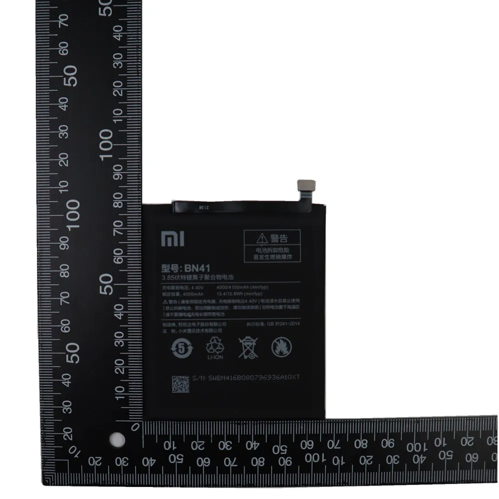 Аккумулятор BN41 для Xiaomi Redmi Note 4 MTK Helio X20 4X 2022 мАч 4100 год | Мобильные телефоны и