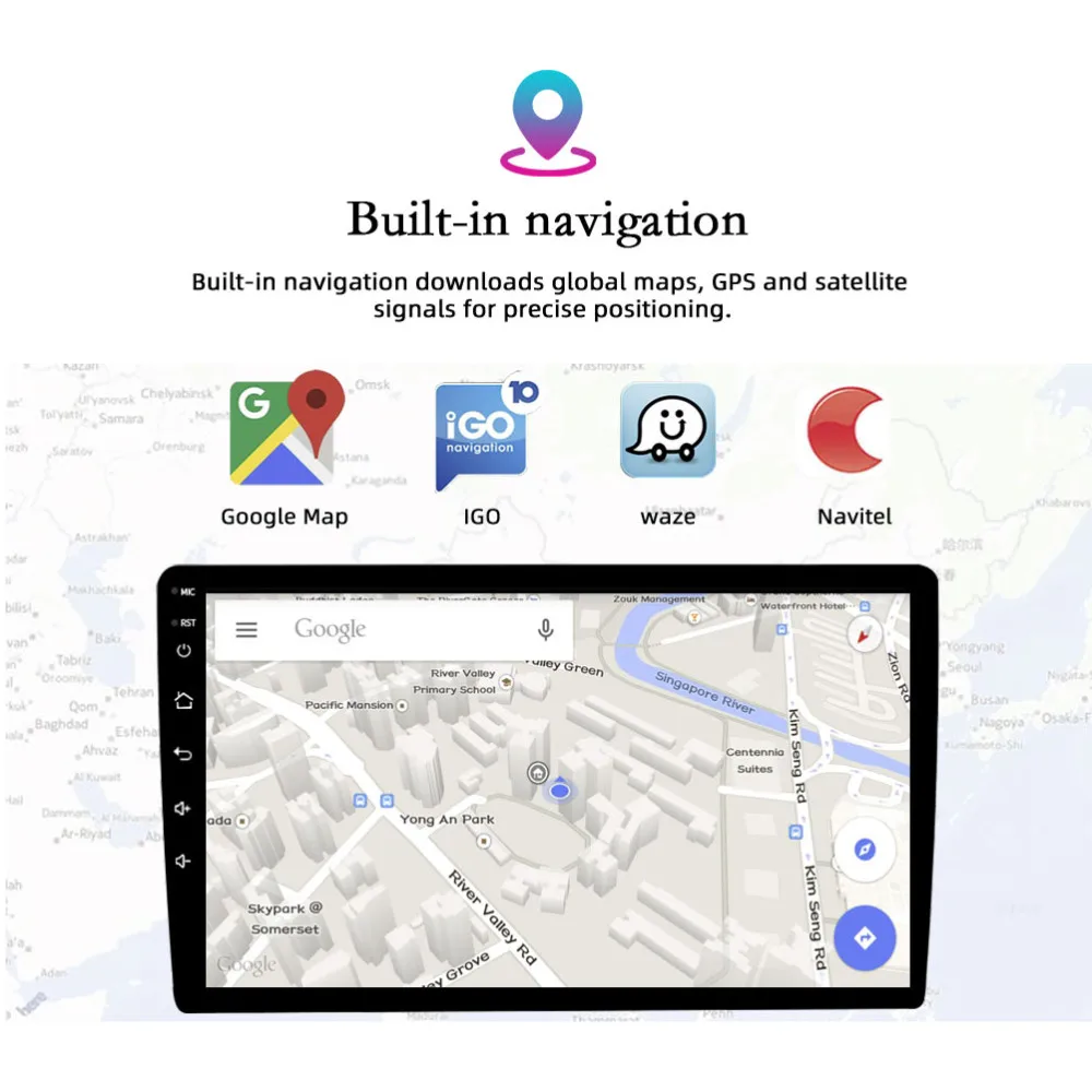CarPlay Автомагнитола Магнитола Автомобильный мультимедийный плеер 2 Din Авторадио