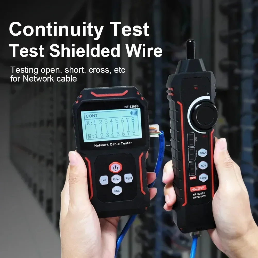 NOYAFA NF-8209S Сетевой кабель Трекер Lan Измерительный тестер Сетевые инструменты