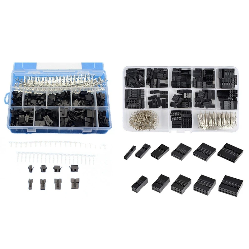 

1 Набор 2,5 мм Шаг 2 3 4 5-контактный разъем JST SM и 1 набор 2,54 мм Шаг JST SM 1 2 3 4 5 6-контактный разъем корпуса