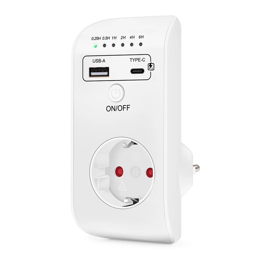 

Цифровой таймер розетка JUANJUAN USB Type-C