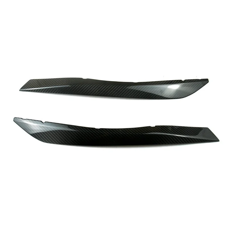 

For 2017-2020 -Audi A5 S5 Carbon Fiber Front Headlight Cover Head Light Lamp Eyelid Eyebrow Trim