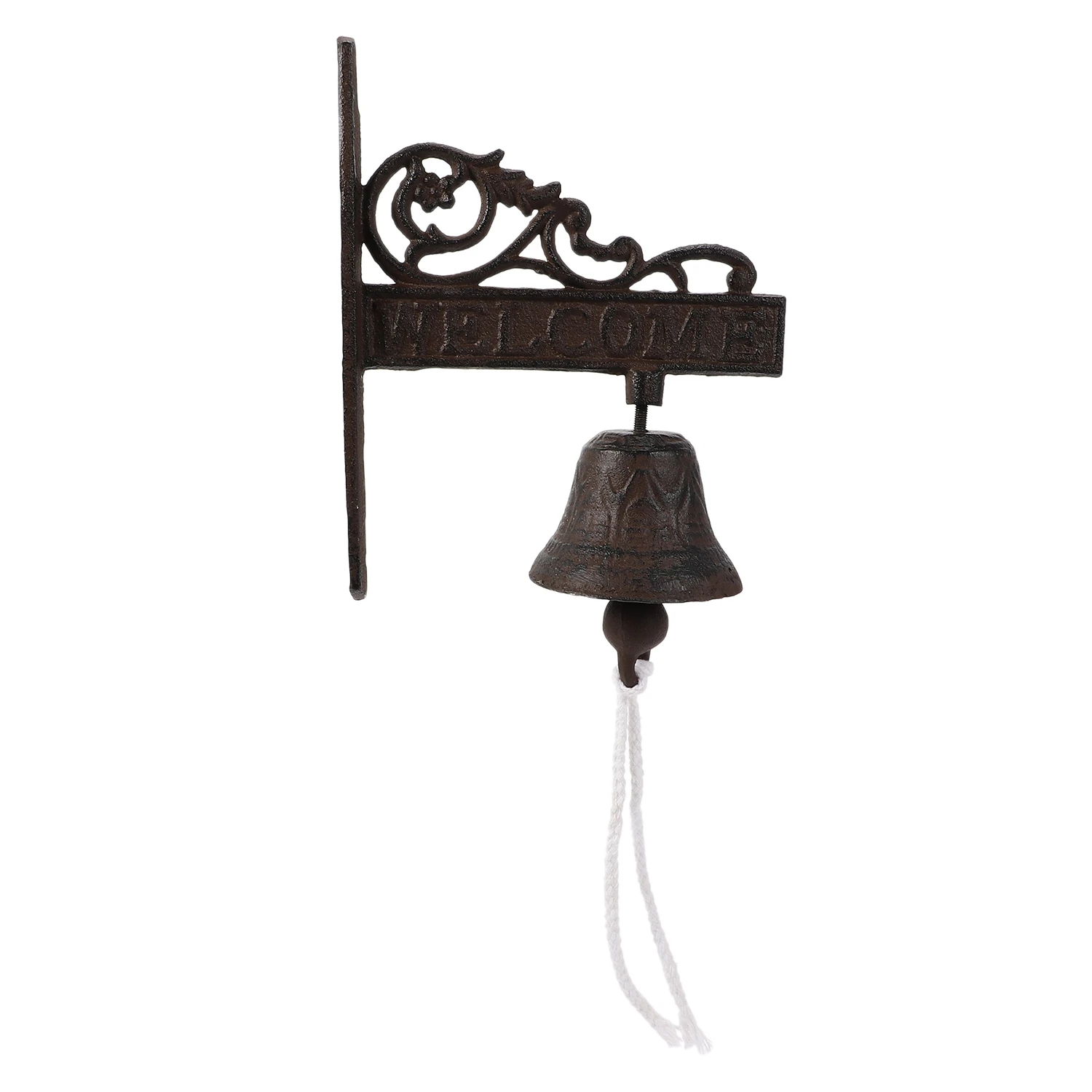 

Nordic Style Vintage Brown Metal Iron Door Porch Garden Decoration