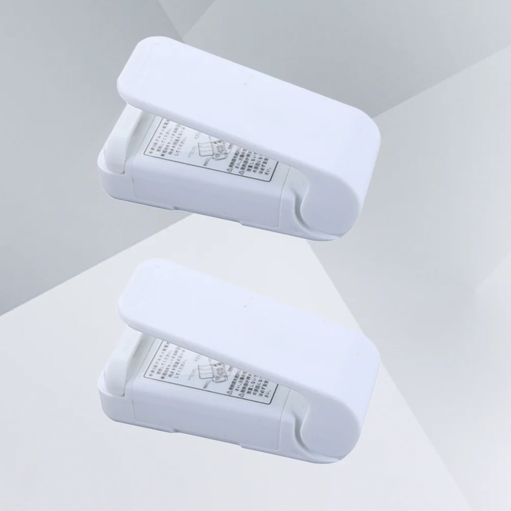 

2 Sealing Machine Portable Mini Snack Bag Heat Sealer Home