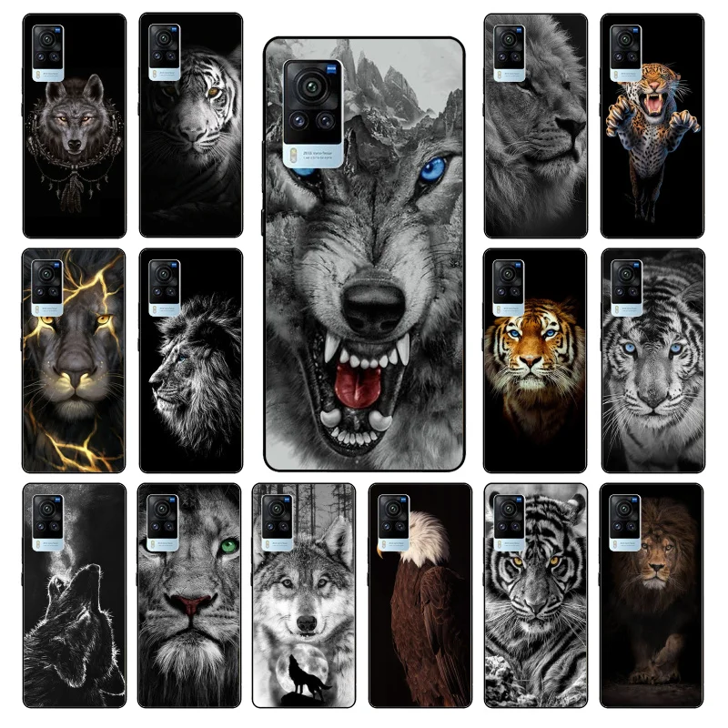 

Wolf Bird Lion Tiger Eagle Animal Phone Case For VIVO V21E V21 V23 V23E V2109 Y53S Y33S Y55 Y76 Y31 Y21 Y72 Y01 Y21S Y11S