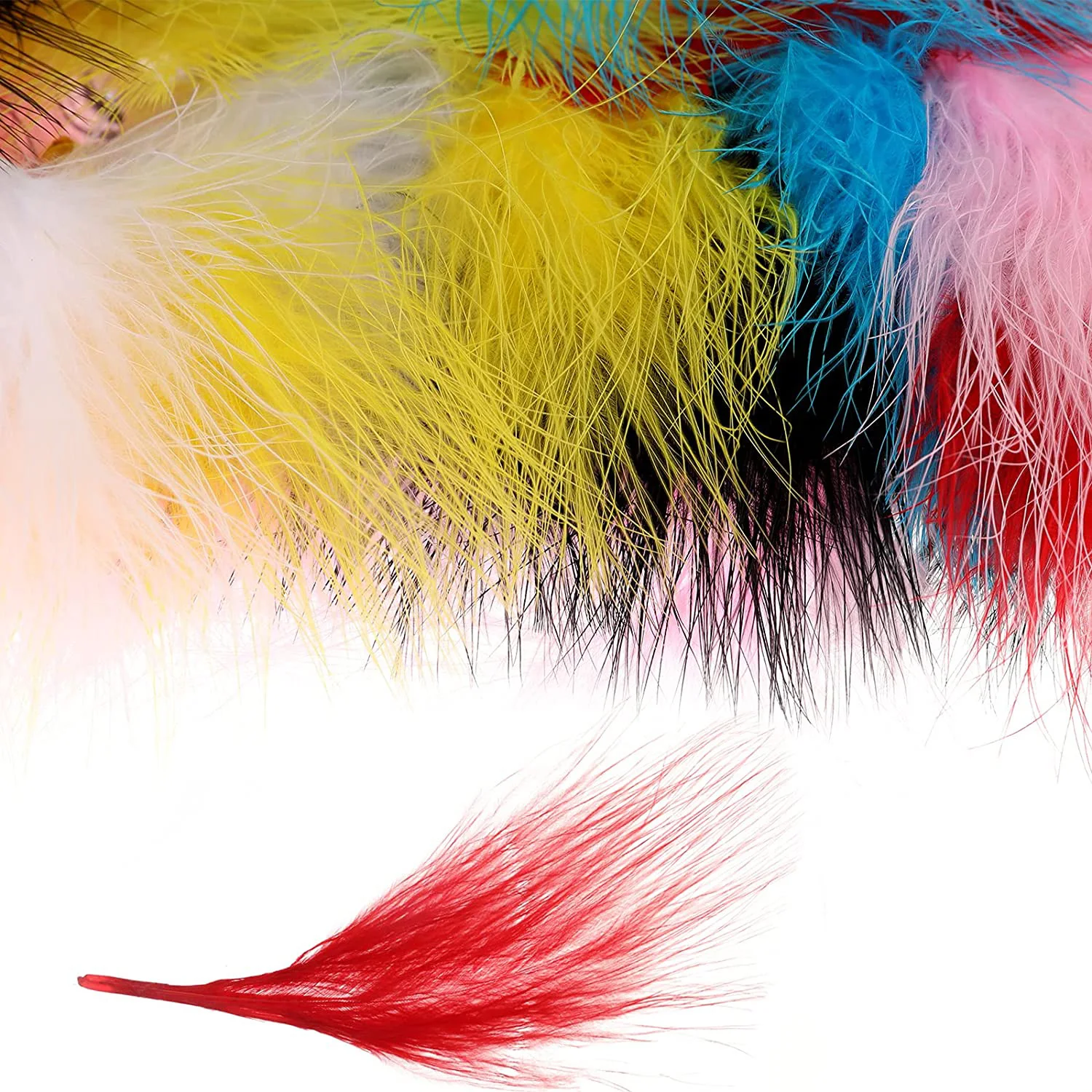 

Multicolor Marabou Turkey Feather Soft Fluffy Feathers Pen for Diy Wedding Carnival Clothing Jewelry Accessory