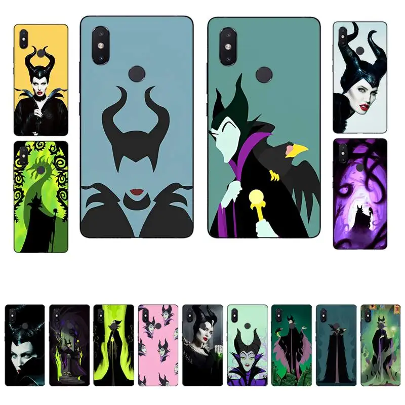 

Disney Maleficent Witch Phone Case for Xiaomi mi 8 9 10 lite pro 9SE 5 6 X max 2 3 mix2s F1