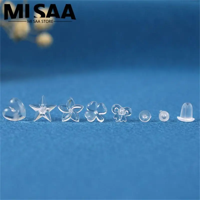 

7 Options Available Resin Earrings Simple And Delicate Earrings Fashion Commuting Raising Ear Holes And Ear Studs Transparent