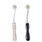 Колесо для черчения кожи с иглой, инструменты для работы с кожей, колесо для черчения кожи, профессиональная прокладка для маркировки стежков