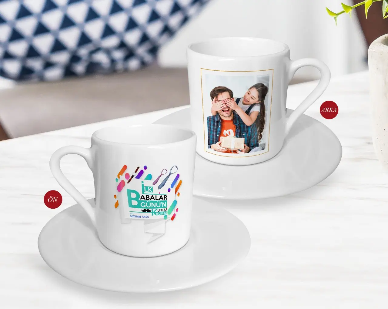 

Персонализированный подарок на день отца, фотография, турецкий кофе fincanek-68