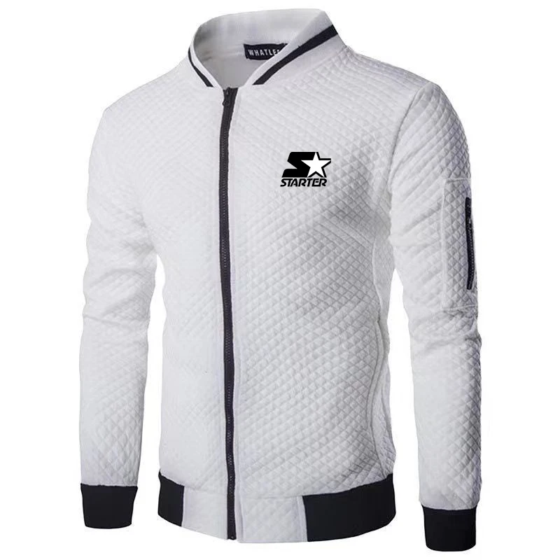 

2022 new spring and autumn fashion STARTER brand men's stand collar zipper jacket sportswear men's sportswear men's clothing