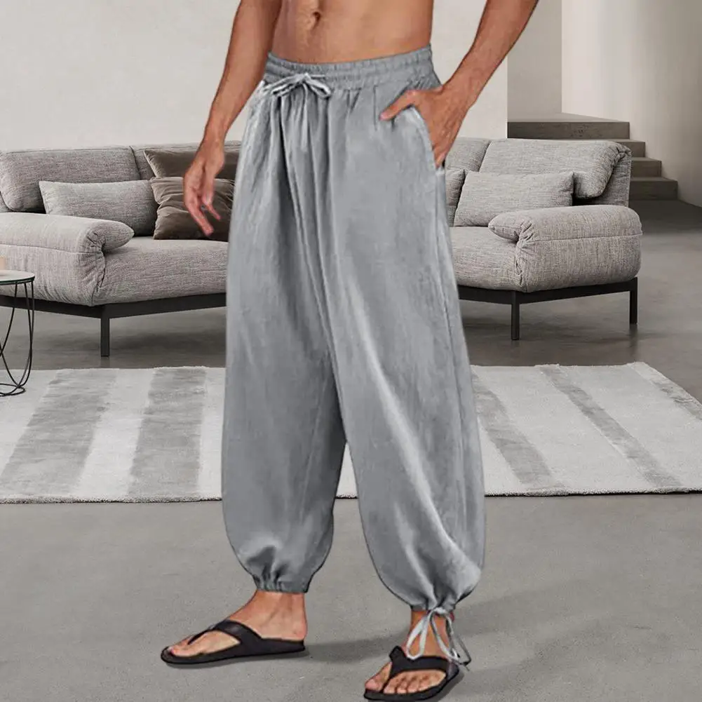 

Мужские свободные брюки со стоячим карманом и планшетом, лето 2022, легкие штаны для бега, штаны для йоги, мужские спортивные штаны