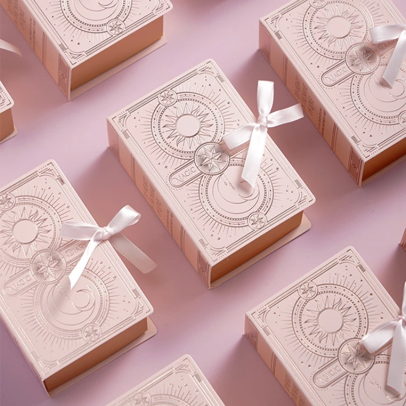 

Wedding Decoration Gift Box Exquisite Bronzing Birthday Candy Box Baby Shower Packaging Boxes Party Christmas Decorative Bags