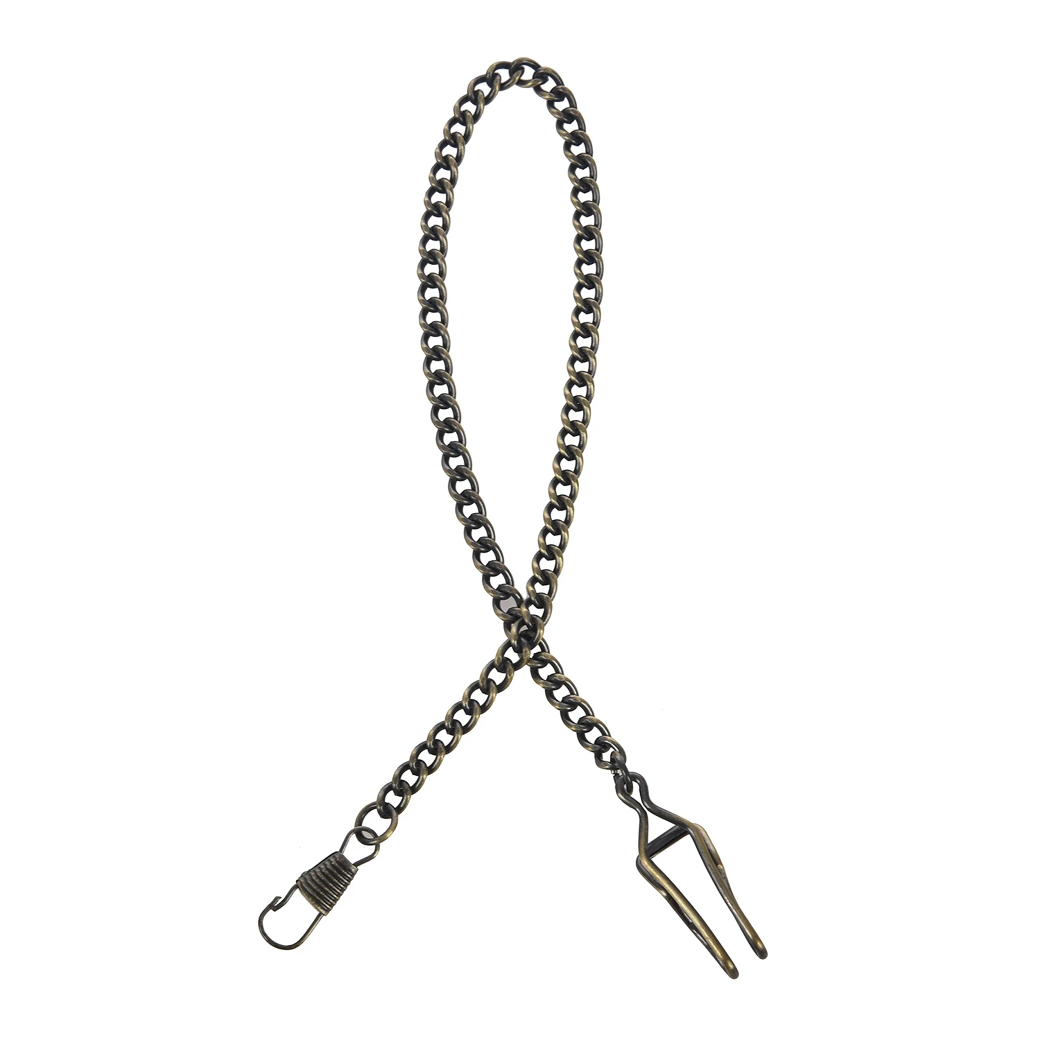 

Ретро антикварные винтажные карманные часы с цепочкой из бронзы