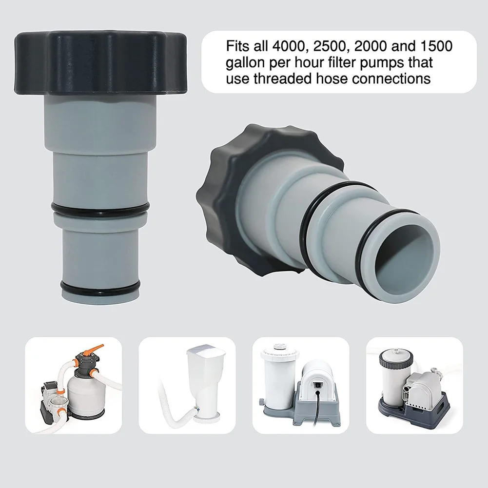 Пластиковый Сменный Адаптер для шланга конвертер Intex 4000 2500 2000 1500 ARU резьбовые