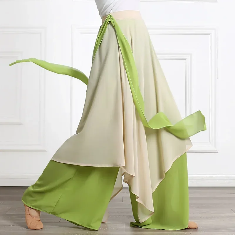 Китайский народный танец классические танцевальные брюки женские свободные