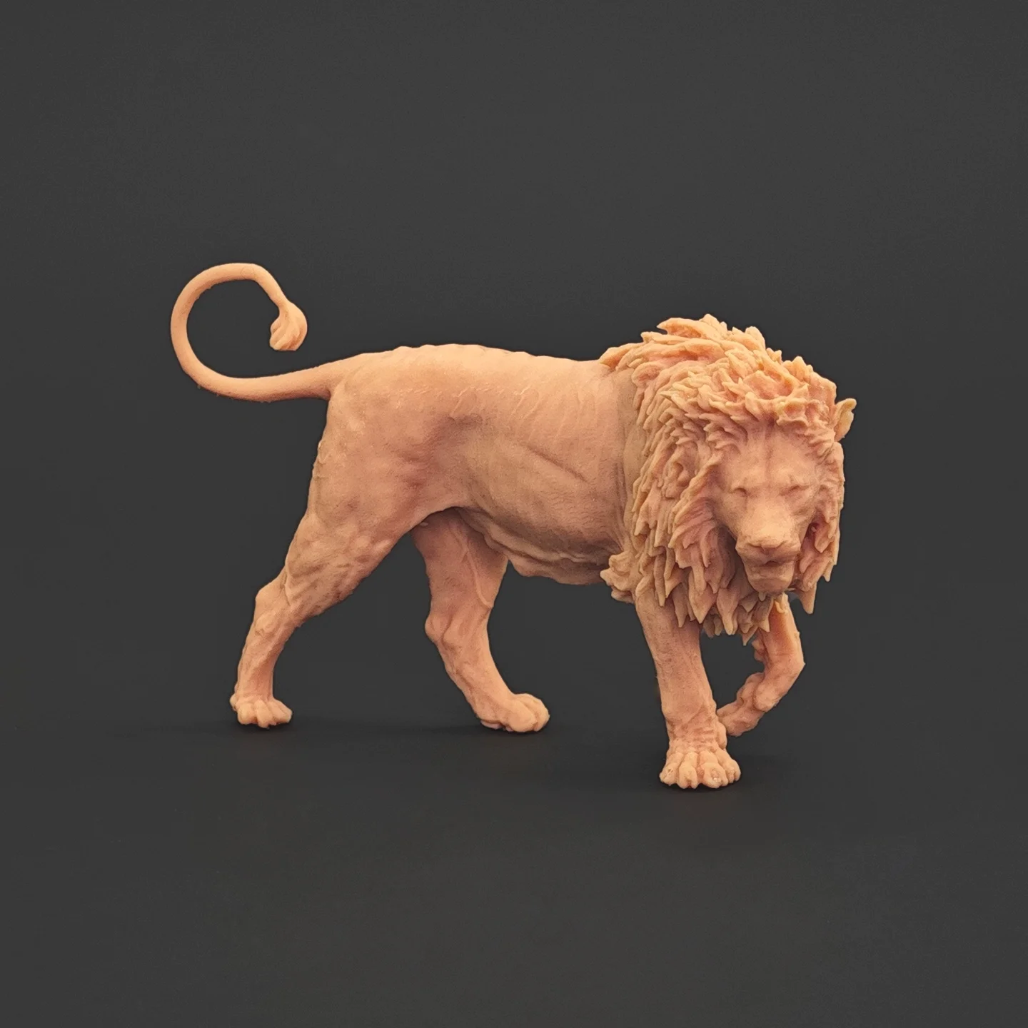 Фото 1/35 6,8-13 см Panthera leo Модель игрушки Древняя доисторическая модель животного Gk Настроить 3D-печать №1