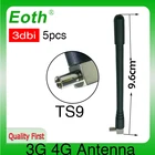 Eoth 5 шт. антенна 3G 4G lte 3dbi SMA Штекерный разъем антенна маршрутизатор внешний ретранслятор антенна беспроводного модема