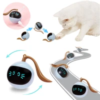 automatic smart cat toys ball interactive catnip usb rechargeable self rotating kitten toy for cats pet products games supplies