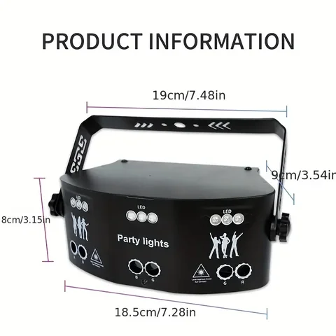 Лазерный проектор LINYEE 15 EYE RGB