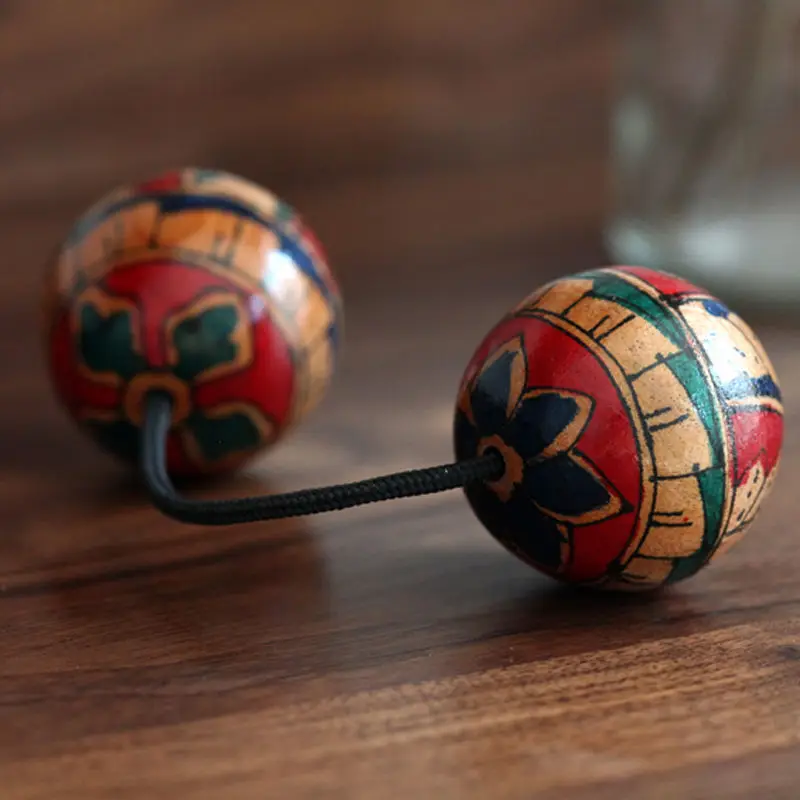 

Indonesian sand egg ethnic style Hand painted colorful children adults orff musical instrument for beginners gifts 2022 hot sale