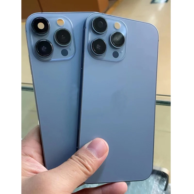 

Задняя крышка корпуса для iPhone XR до 13 pro Замена задней средней рамки для iPhone XR, например 13 Pro Крышка батарейного отсека