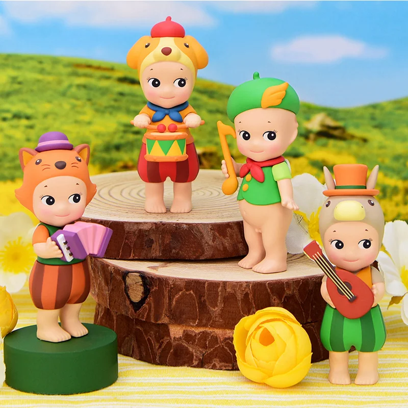 

Sonny Angel Town Musicians Series Kawaii Doll Cartoon Figure Handicraft Model Toy Desk Decoration Ornament Girl Surprise Gift
