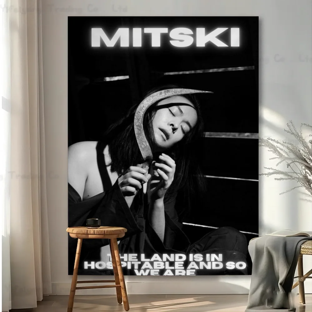 Singer Mitski Hanging Bohemian Tapestry For Living Room Home Dorm Decor Japanese
