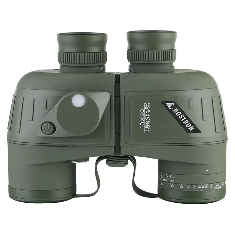 

Дальномер с компасом, профессиональный бинокль с большим радиусом действия, телескоп 12X50 HD, водонепроницаемый смартфон BAK4 для активного отдыха и кемпинга