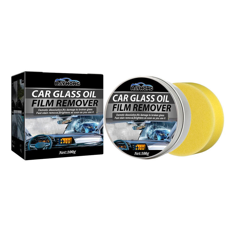 

Auto Car Front Windshield Cleaning Paste Oil Film Remover Cleaner Automotive Glass Coating Agent Tools for Glass Universal