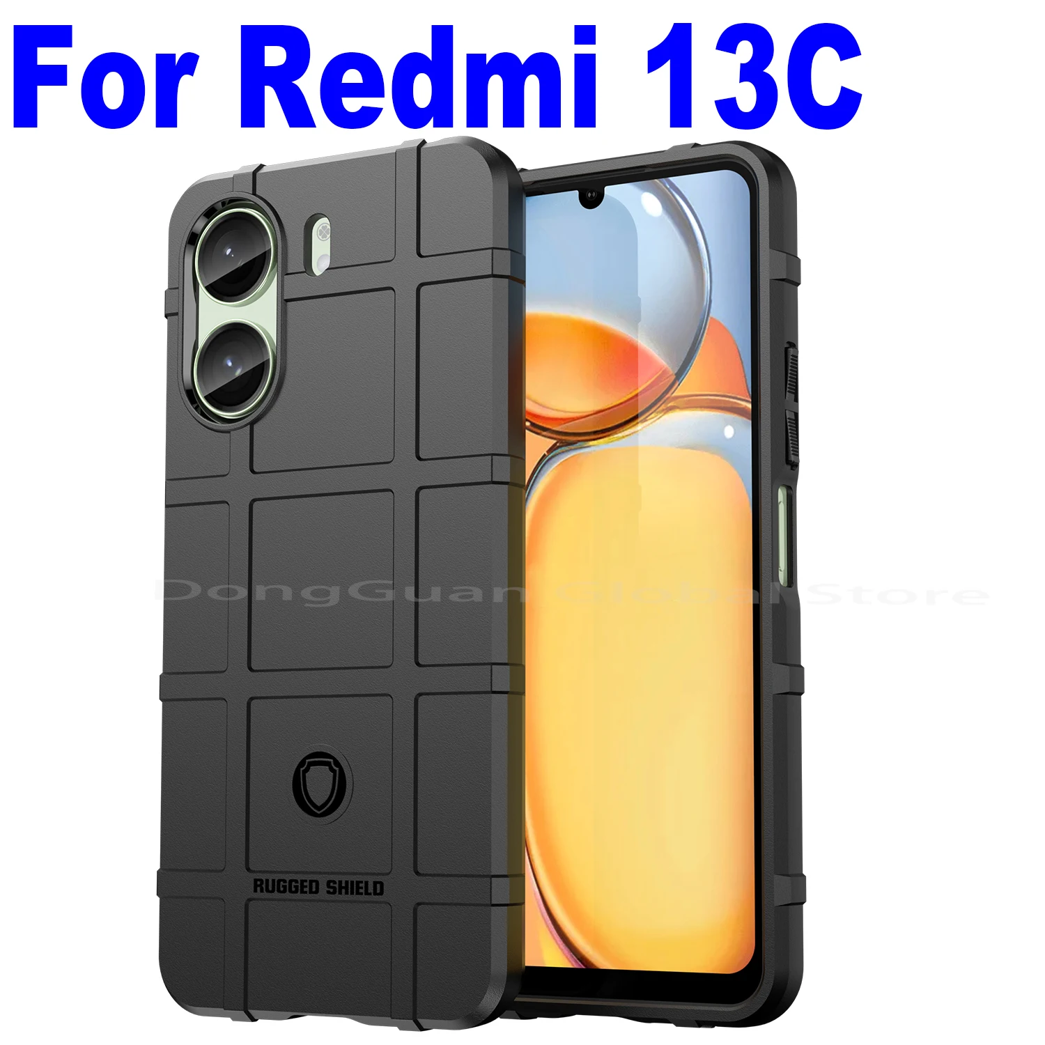 

Rugged Shield Shockproof Armor Case For Xiaomi Redmi 13C Shell Cover Case