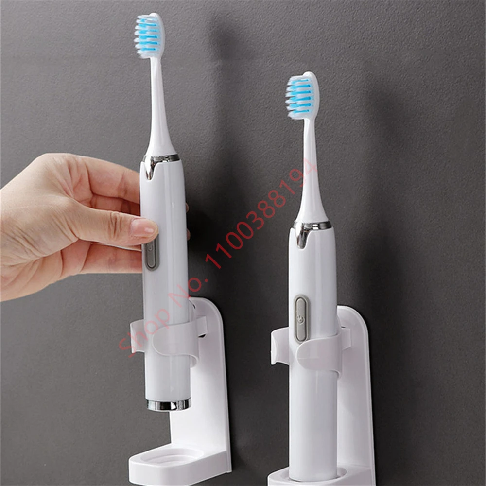 

1PCS Toothbrush Stand Rack Bathroom Organizer Electric Toothbrush Holder Wall-Mounted Holder Space Saving Bathroom Accessories