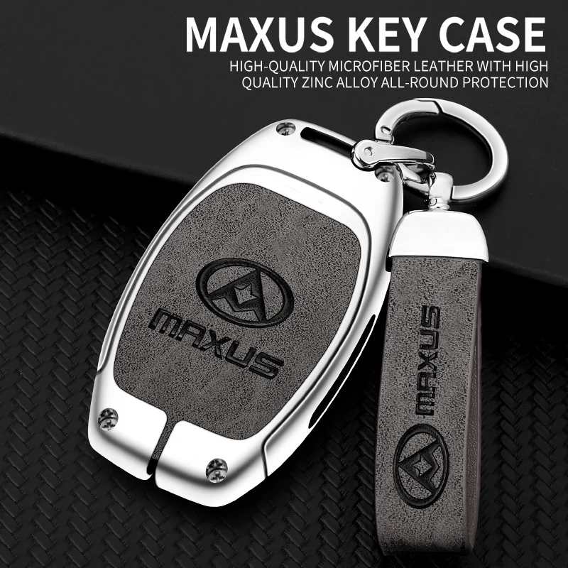 

Zinc Alloy Leather Car Remote Control Key Case Cover For Maxus G50 Plus LDV D60 G10 G20 RV V80 V90 T60 T70 EUNIQ5 Accessories
