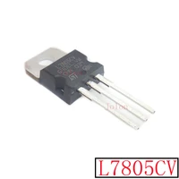 5pcs new original l7805cv l7805 7805 in line to 220 three terminal regulator transistor 5v