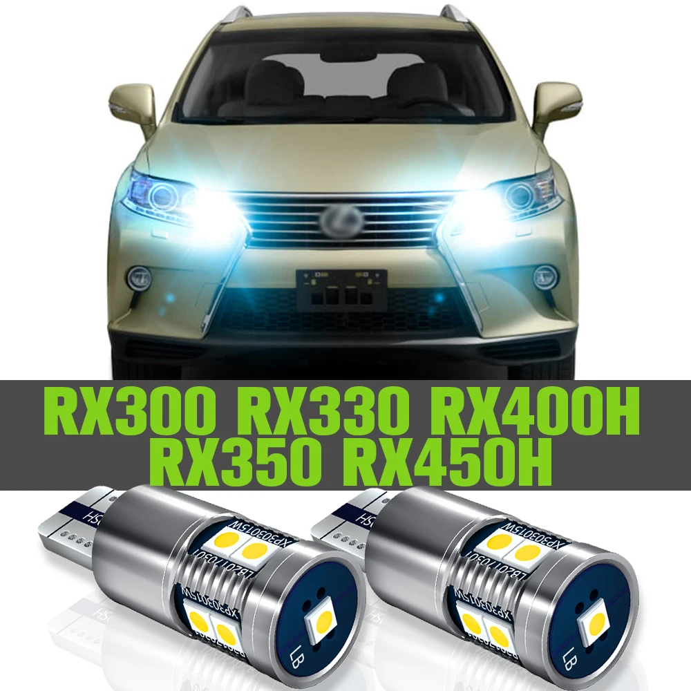 

2x LED Parking Light Accessories Lamp For Lexus RX300 RX330 RX400H RX350 RX450H 1999-2012 2004 2005 2006 2007 2008 2009 2010