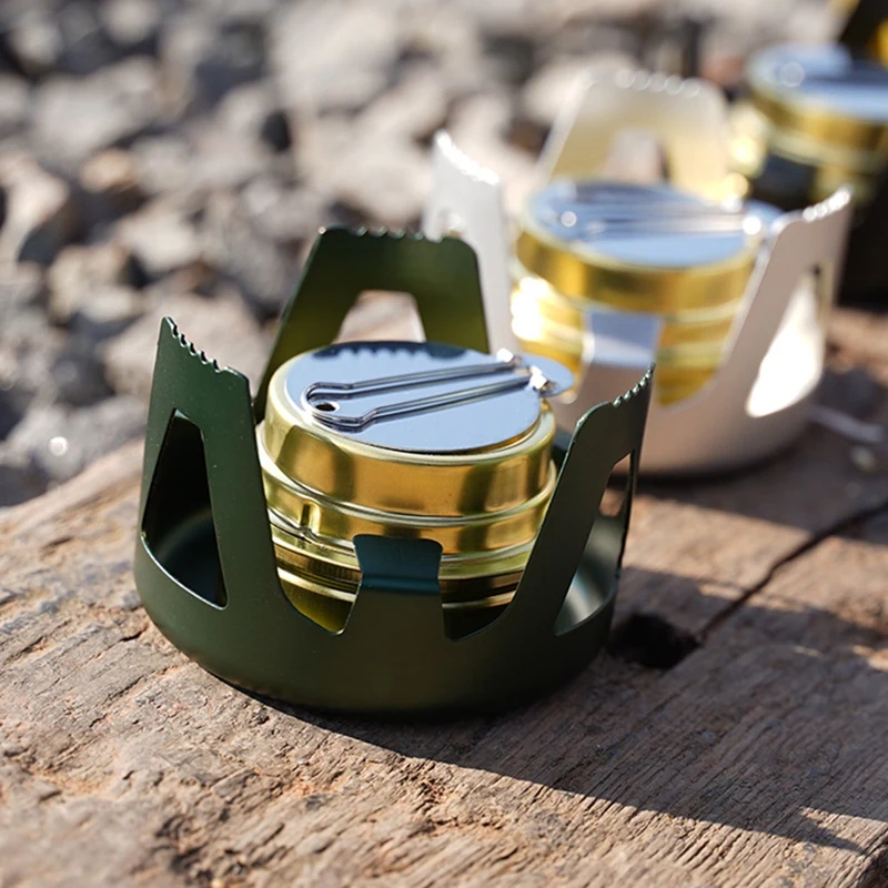 

Portable Lightweight Alcohol Stove Camping Stove Mini Pocket Gas-burner Outdoor Liquid Windproof Stove Field Survival Tool