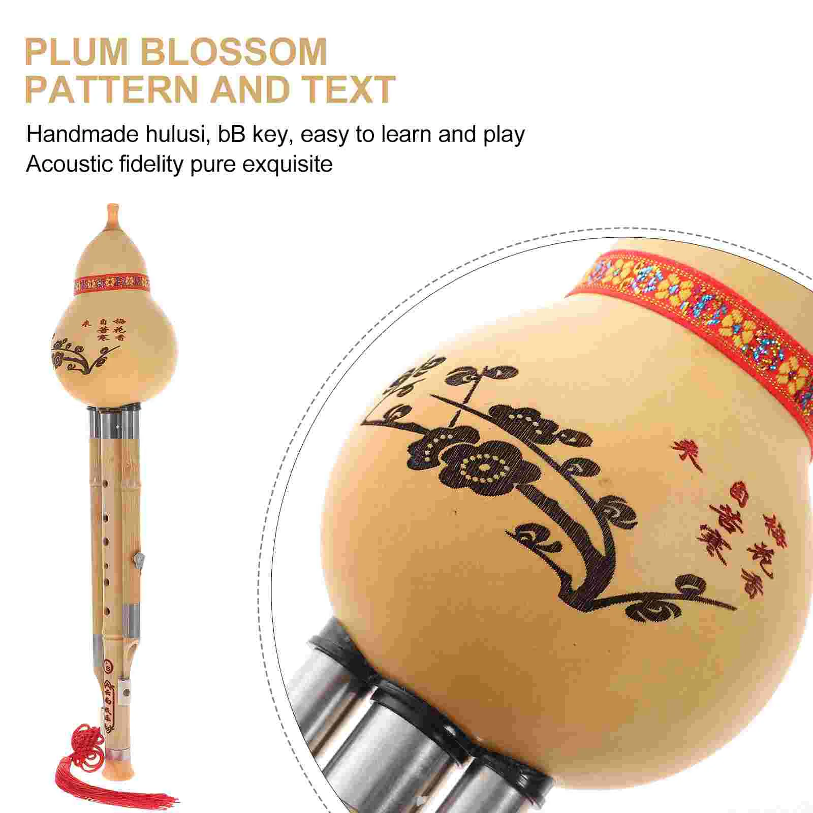 Hulusi Тыква Флейта Ключ C Музыкальные инструменты Ручная работа Этнический