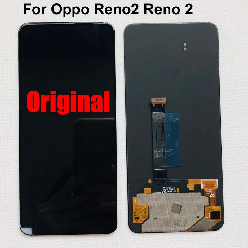 

6,5 "оригинальный тест для Oppo Reno2 Reno 2 AMOLED ЖК-экран + сенсорная панель экран дигитайзер PCKM70 PCKT00 PCKM00 cph1904