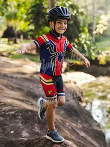 Conjunto de Jersey de ciclismo para deportiva bicicleta de montaña, Kit de ciclismo para niños - AliExpress