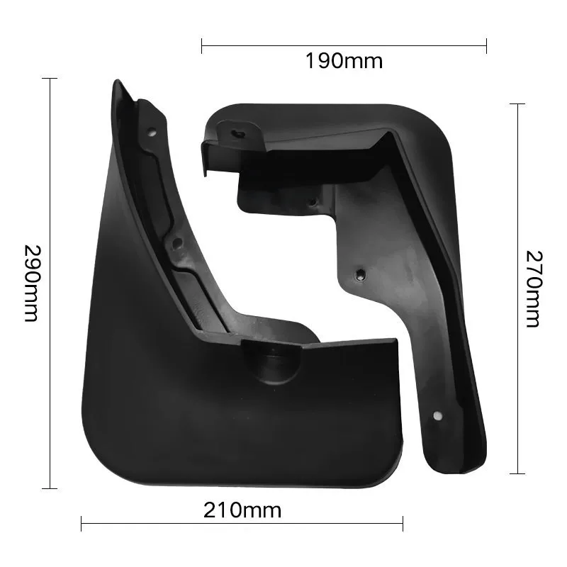 4 шт. Автомобильные Брызговики Changan CS35 Plus 2018 - 2022 2015-2016