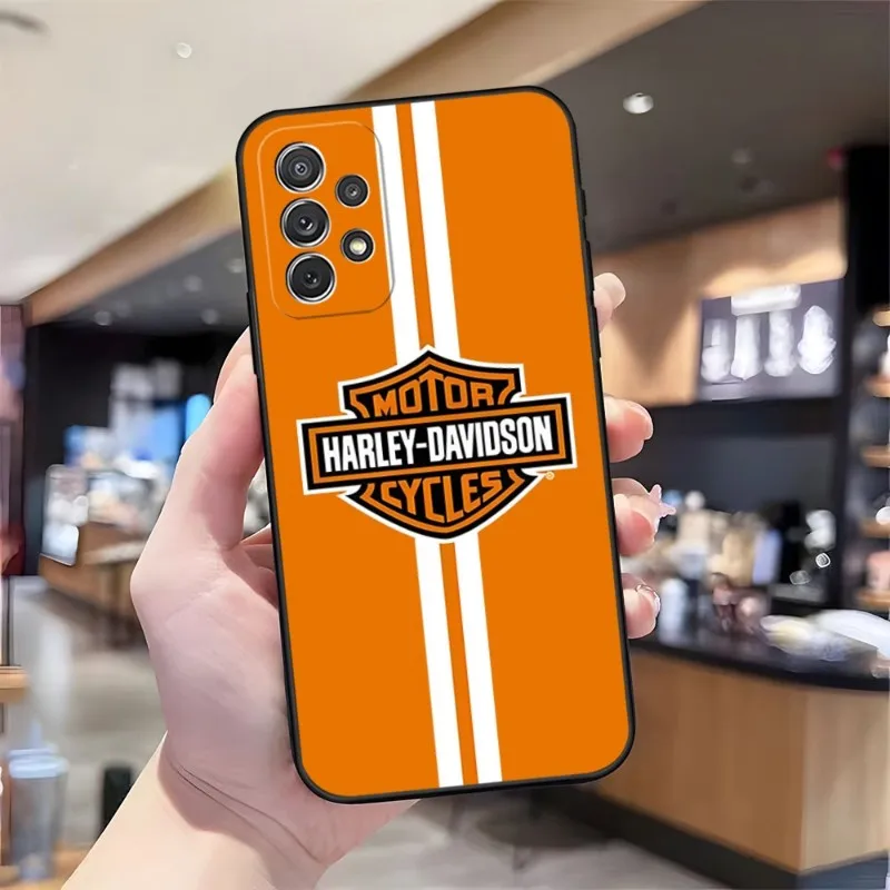 Motorcycle Harleys Davidsons Phone Case For Samsung Note 20 9 8 10 Pro Plus Ultra M20 M31 M30s M40 M80s M10 J7 J6 Back Covers