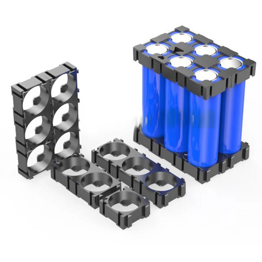 

20pcs 3x 18650 Battery Safety Anti Vibration Holder Cylindrical Bracket for Any Type of Battery Pack Cylindrical Lithium Ion