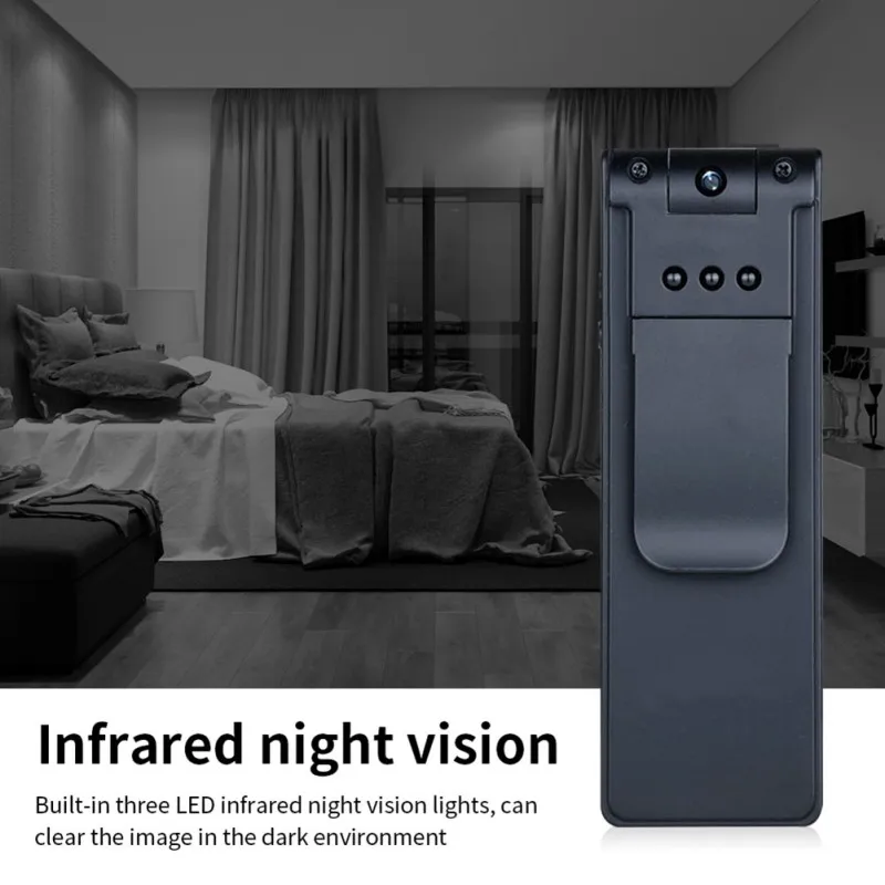 Мини-камера на клипсе профессиональный цифровой видеорегистратор для