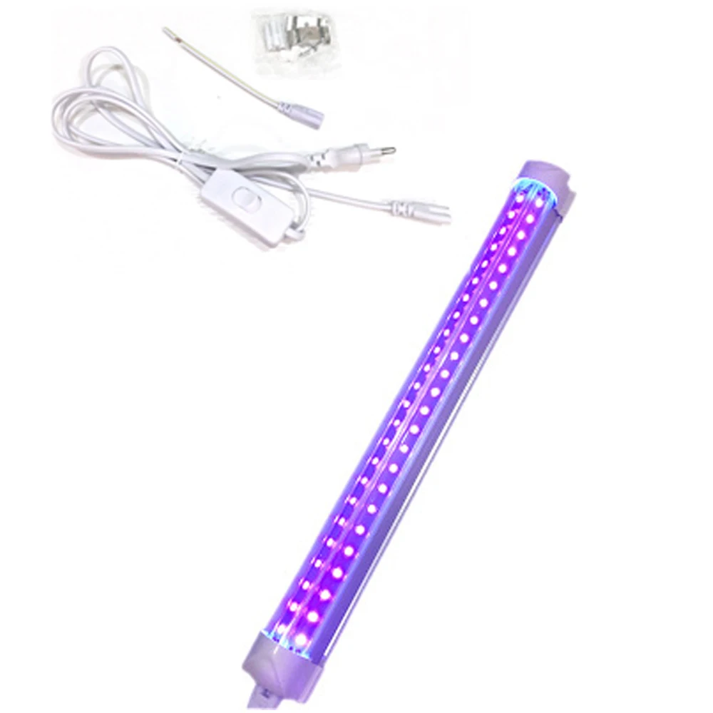 T8 purple curing lamp UV curing lamp 395nm purple wavelength LED fluorescent agent detection UV lamp