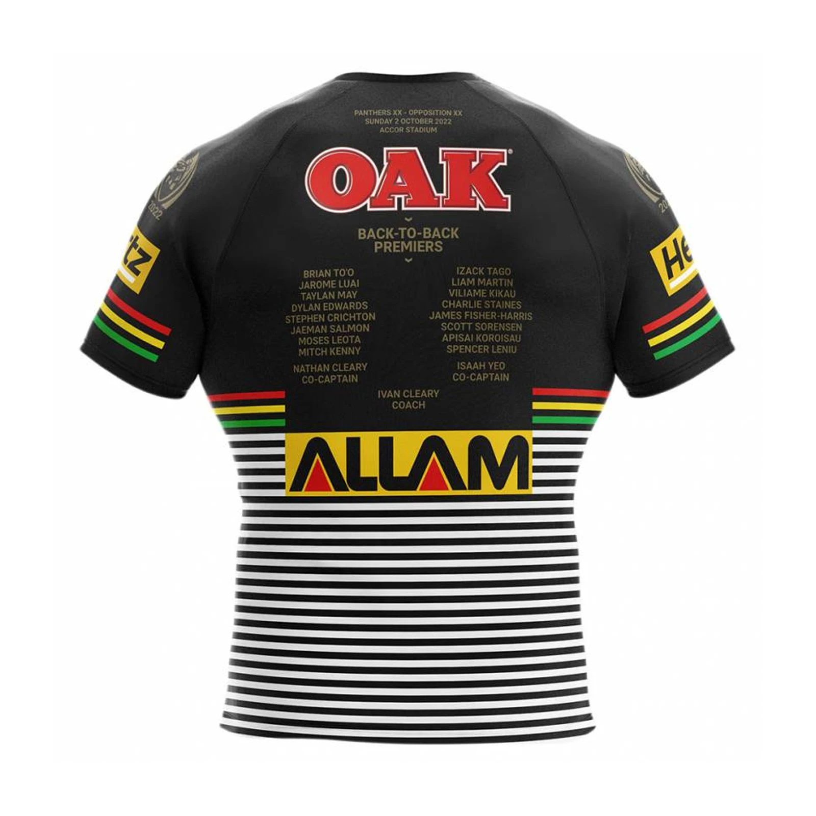 2022 Penrith Panthers Men's Premiers Jersey Rugby Jersey