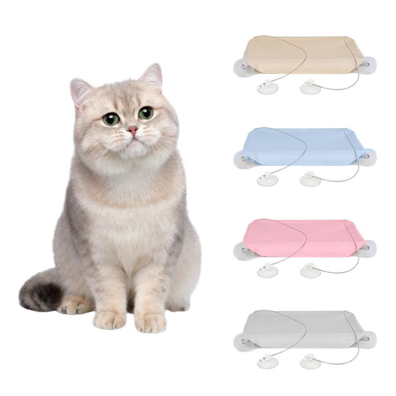 

Cat Window Hammock Detachable Aerial Pet Cat Hammock Window Washable Suction Shelf Cat Wall Hammock Beds For Cat Sleeping