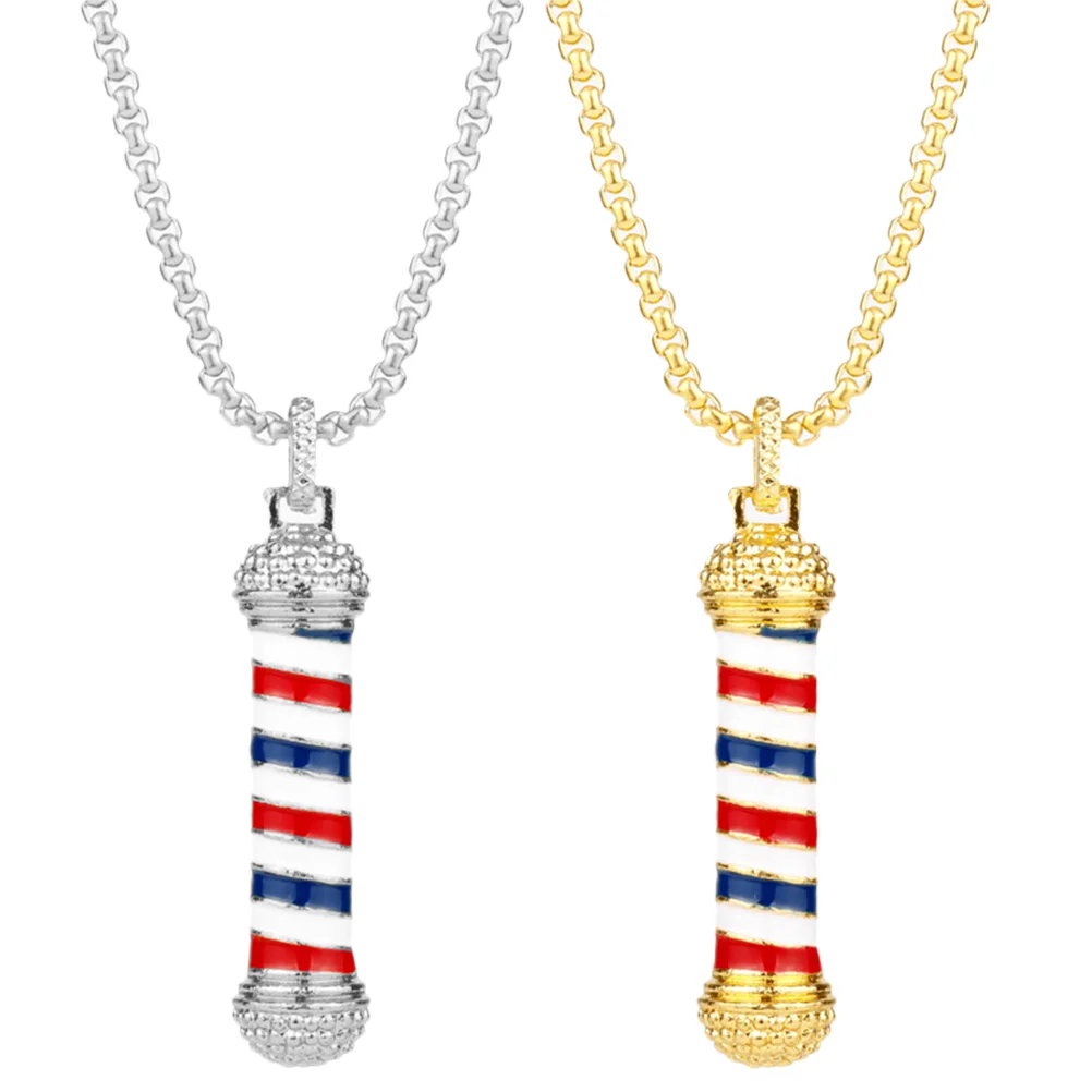 Ожерелье для мужчин вращающаяся лампа подвеска парикмахерская свет женские