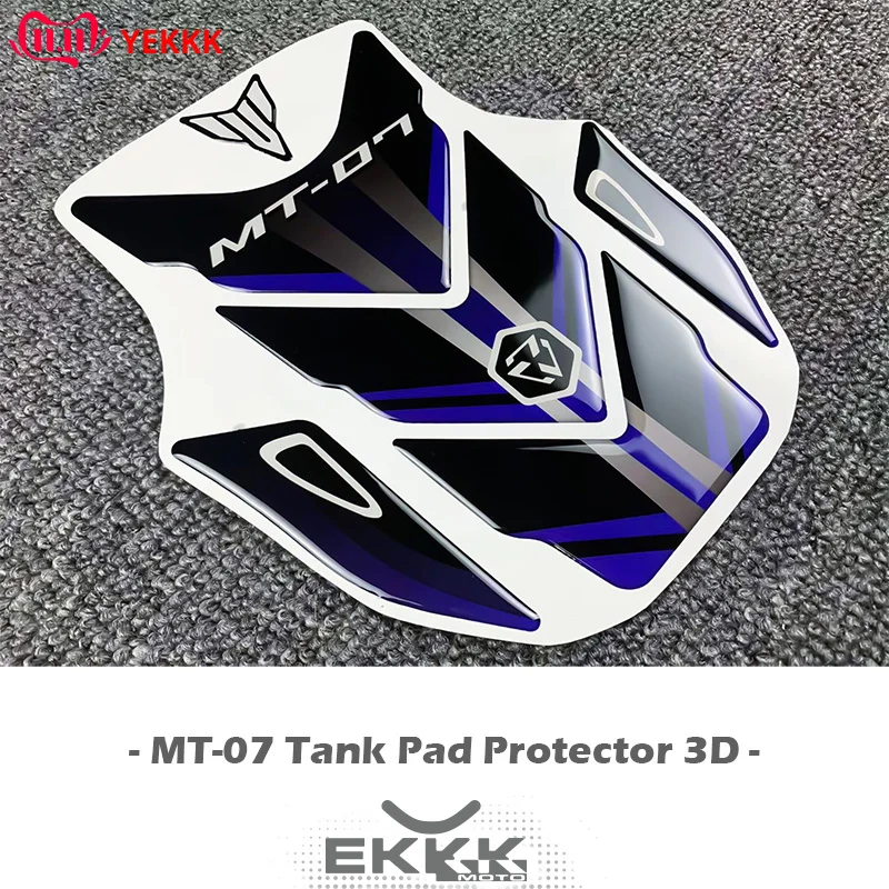 

New For YAMAHA MT-07 2021 V2 MT07 MT-07SP Tank Pad Fuel Gas Tank Pad Protector 3D Decal Stickers 2021-2023 MT LOGO