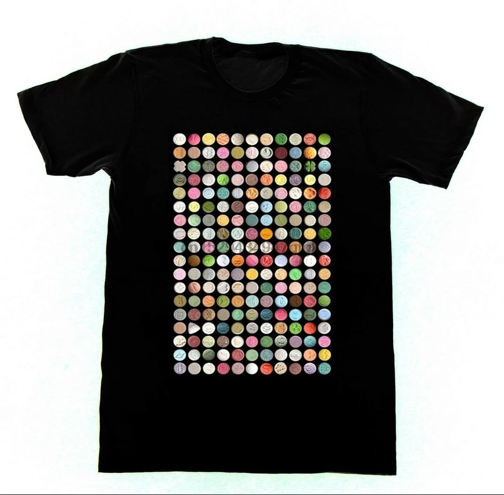 

Esctascy Pill Collection - Tshirt D14 Shirt Molly Mda Mdma Rave X Cocanie