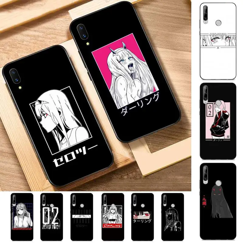 

Zero Two Darling in the FranXX Anime Phone Case for Huawei Y 6 9 7 5 8s prime 2019 2018 enjoy 7 plus